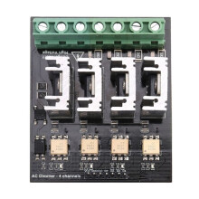 Module Variateur CA, 4 Canaux, Logique 3,3 V/5 V, Jusqu'à 220 V (5 A-10 A), Module Variateur de Lumière et Variateur de Moteur
