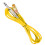 Yellow Silicone RCA Hook Line for Tattoo Machine, 1.75m 8