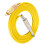Yellow Silicone RCA Hook Line for Tattoo Machine, 1.75m 1
