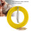 Yellow Silicone RCA Hook Line for Tattoo Machine, 1.75m 4