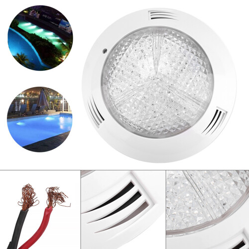 AC12V 35W RGB Waterproof Underwater Pool Light 26cm with Remote 1