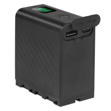 Bateria NP-F970 Bateria NP-F960 com Porta Tipo C para NEX-EA50C QM91D CCD-RV100 MVC-FD91 para Luz de Vídeo LED NP-F