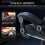(Black)Massage Gaming Chair Recliner with Footrest 6