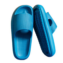 (Blue, 44/45) Summer Slippers Non-slip Indoor/Outdoor Flat Shoes
