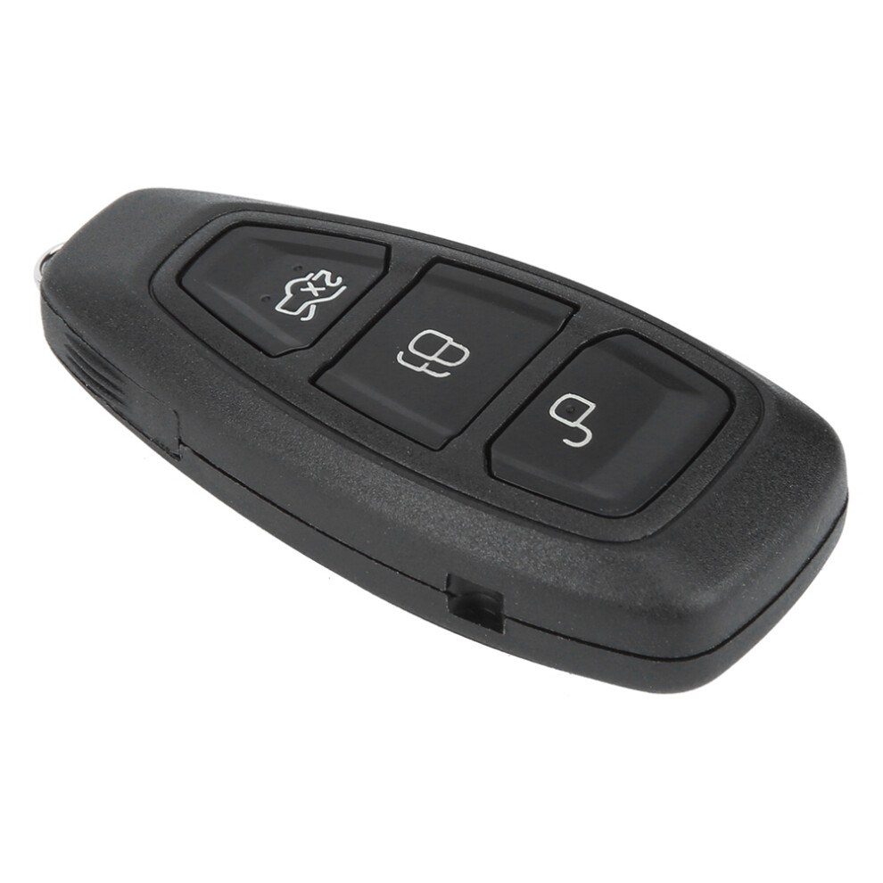 433Mhz 3-Button Remote Key Fob For Ford Models, Durable Black 4351388415013