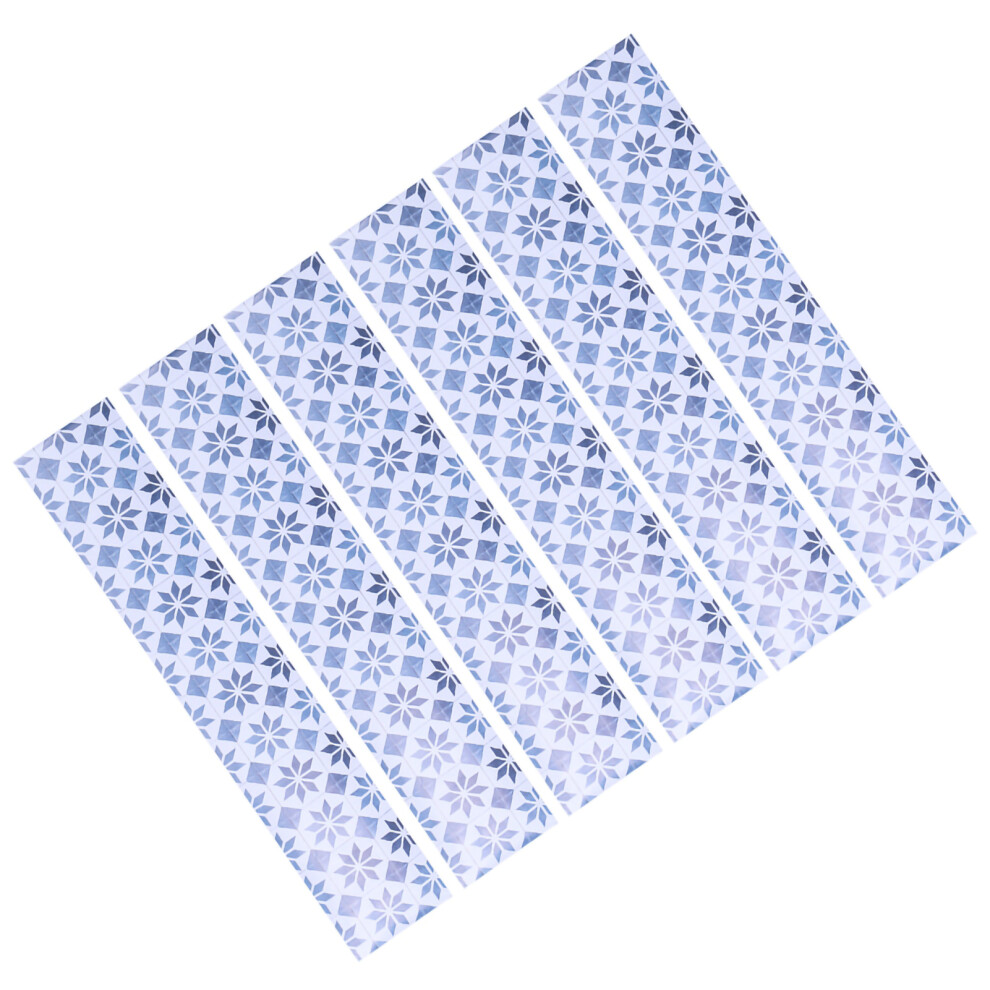 6Pcs Ceramic Staircase Stickers - Waterproof, 100X18cm, Eco-Friendly 8271388415126