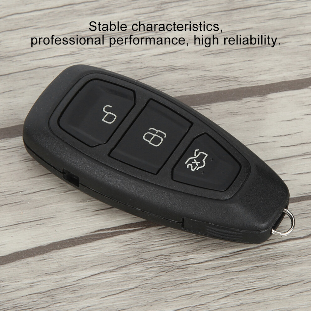 433Mhz 3-Button Remote Key Fob For Ford Fits Model List Replacement Black 8351393256065