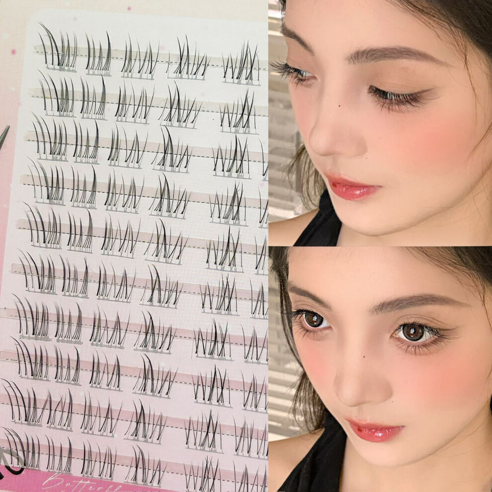 Dachuang Beauty (Ten Rows) 8-11Mm Press On Lashes For Women, Perfect Gift