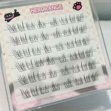 (Six rows) 8-11mm Press on Lashes for Women, Perfect Gift