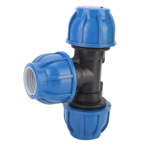 PE Plastic 32mm Tee Connector For Water Pipes
