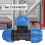 PE Plastic Water Pipe 32mm Tee 2