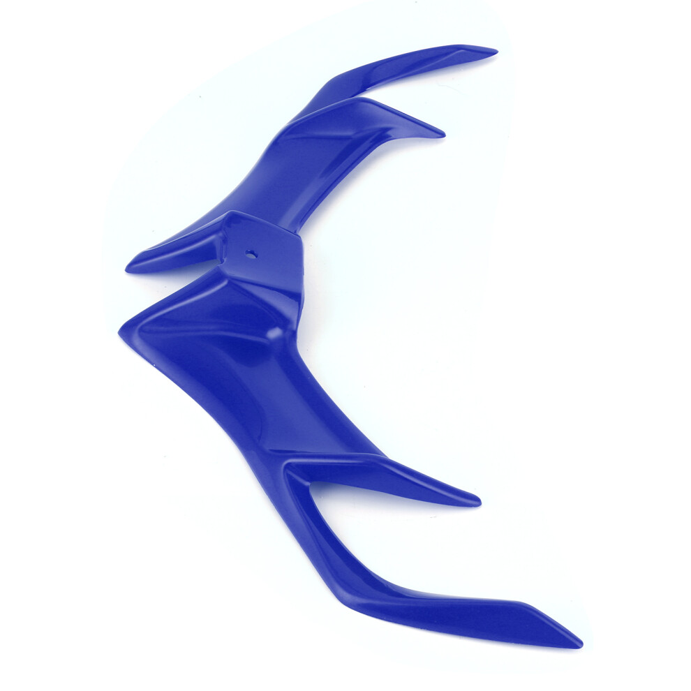 Front Abs Aerodynamic Winglet For Yamaha R15 V3 2017-2020 Blue 9441393317015