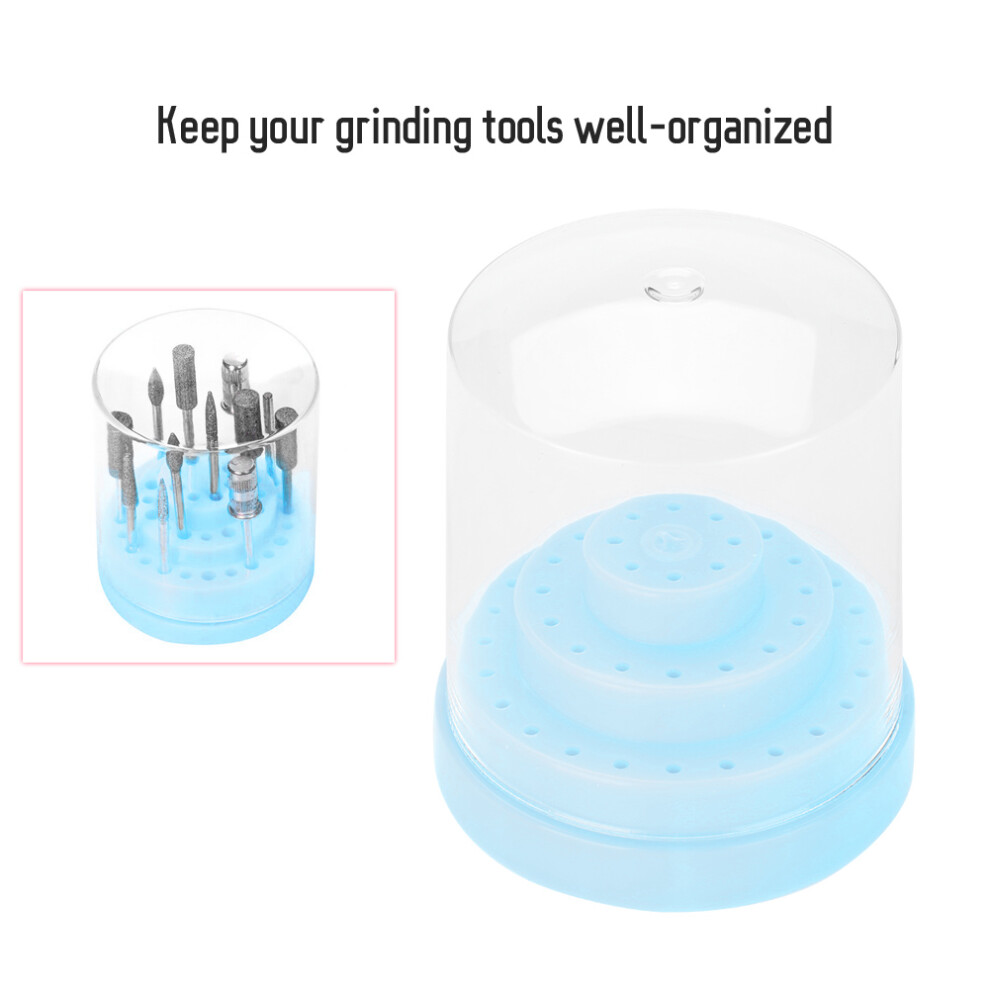 Nail Drill Bit Organiser Stand 48 Hole Plastic