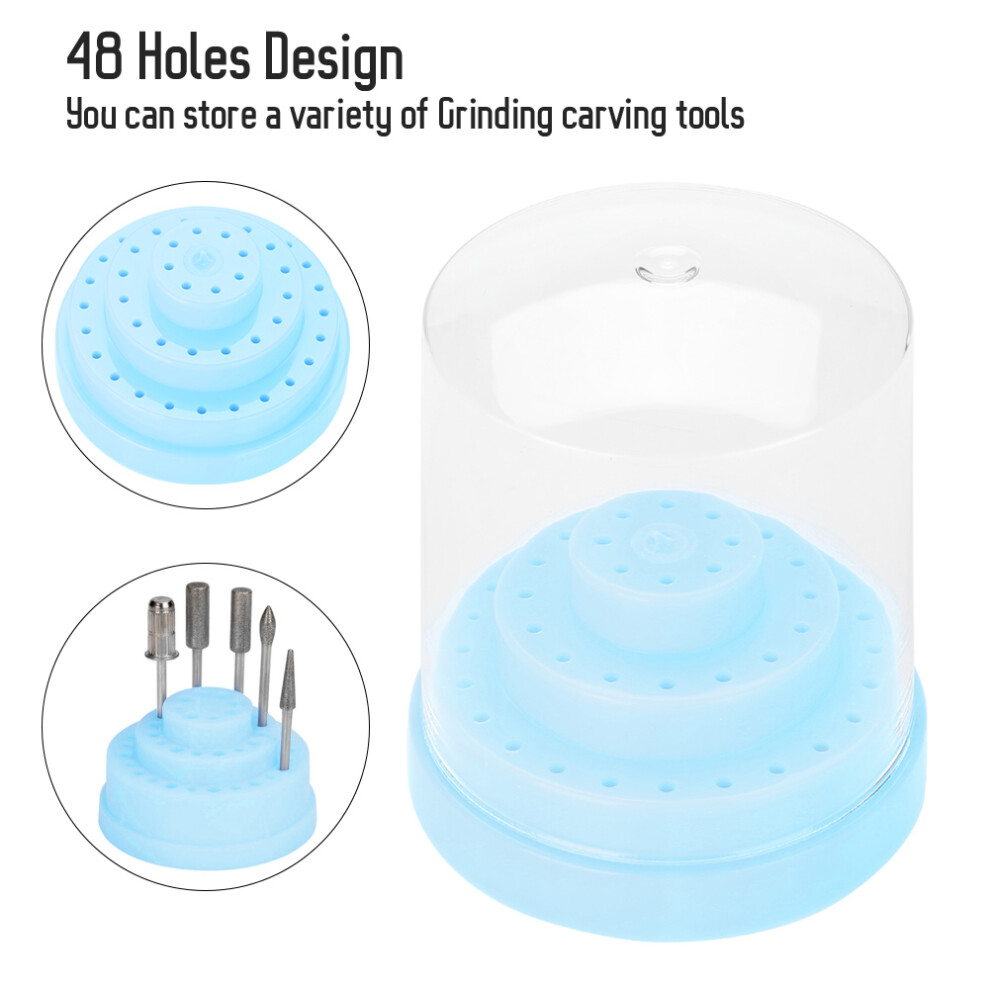 Nail Art Drill Bit Organiser Stand 48 Hole
