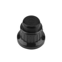 Black Plastic Gas Grill Lighter Ignitor Cap - Replaceable, Durable, 3*3cm