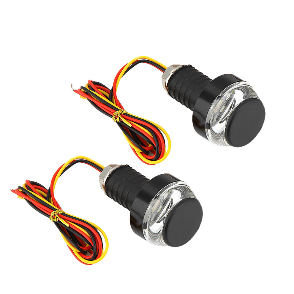 Dc12v Motorcycle Led Turn Signal Handlebar & Pack Light/White/Yellow 6931393269290