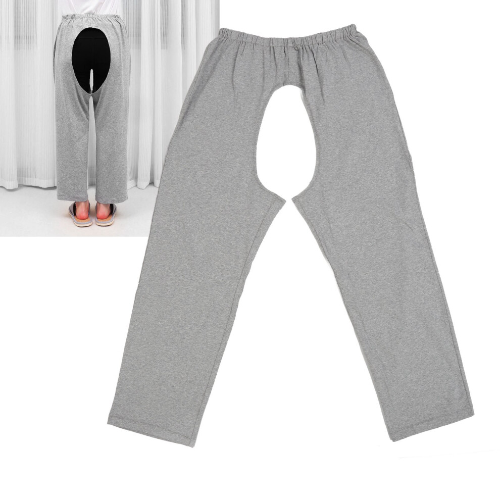 Grey Urinary Incontinence Pants Xxl Front-Crotch