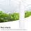 Pack of 50 White Pipe Clips for Greenhouse 1