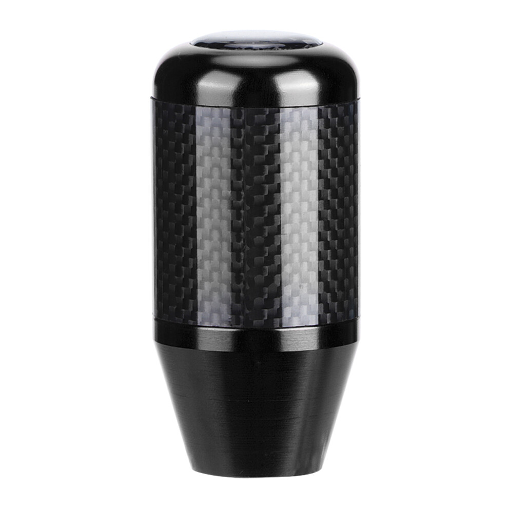 Carbon Fiber Wave Pattern Shift Knob Universal Car Gear Stick Head Add-On Black 9351393329034