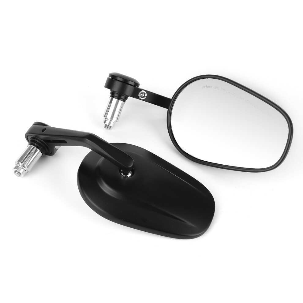 Universal Motorcycle Rearview Mirrors 7/8In Cnc Aluminium Alloy Black 4601393275950