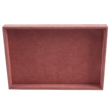 Velvet Jewelry Display Organizer Case Tray & Ceramic Storage Tray Nordic Style Rectangular Marble Pattern