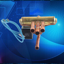 Four-Way Reversing Valve for HVAC R22/R407C/R410A 1P, Copper