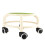 Plastic Rolling Low Stool - High Capacity Green 4