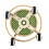 Plastic Rolling Low Stool - High Capacity Green 12