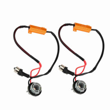 1156 LED Turn Signal Load Resistor Setup 2pcs Wiring Harness for Car Lights