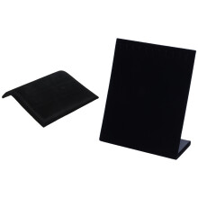 2 Pcs Velvet Jewelry Rack Earring Bracelet Necklace Organizer Holder Display, 19 X 19.7 X 3.1cm & 20 X 10 X 26cm