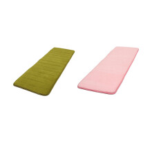 2pc 120X40cm Absorbent Nonslip Memory Foam Kitchen Bedroom Door Floor Mat Rug Carpet Olive Drab &