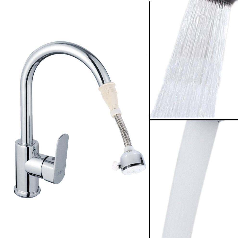 Adjustable Water Saving Tap Hose Faucet Aerator 360 Swivel Nozzle 5011393285122