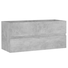 Waschtischschrank - HELLOSHOP26 - 100 x 38,5 x 45 cm - Holzbraun - Spanplatten - Modernes Design