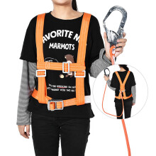 6 Types Adjustable Climb Harness Safety Belt Rescue Rope 1.6m 50-120cm