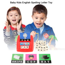 Educational Kids Alphabet Toy Toddler Spelling Game Early Learning Plastic Toy