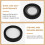7Pcs Mist Maker Maintenance Kit, Ceramic Disk Ceramic Disk Key Replacement Parts Kits for Fog Machine 6
