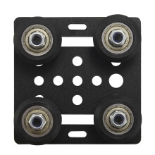 Stampante 3D Scivolo con Piastra un V nel Alluminio 2020 per Profili V-Slot Five Roulette