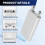 Aluminum Water Cooling Block 80X40X12mm Cooler for Computer CPU Radiator 3