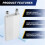Aluminum Water Cooling Block 80X40X12mm Cooler for Computer CPU Radiator 5