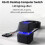 LED Light Computer Desktop  PC Motherboard External Start Power Button Extension Cable for Home Office 1.65M White 4