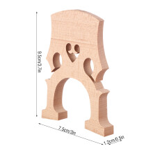 Maple Cello Bridge for 1/2 Cellos