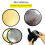 Photography Reflector 2-in-1 Gold Silver Foldable  Round Portable Suitable for Studio Diffuser 3