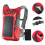 Outdoor Rucksack Solarpanel 2L Wasserblase Rot 1