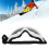 White Frame Ski Goggles PC, Transparent Lenses 16