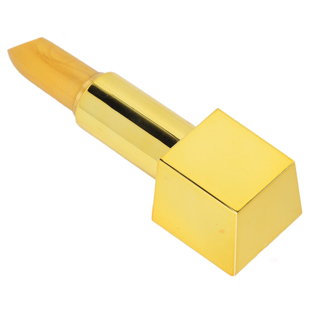 Golden Waterproof Lipstick 3.5G Long Lasting High Pigment Cosmetic