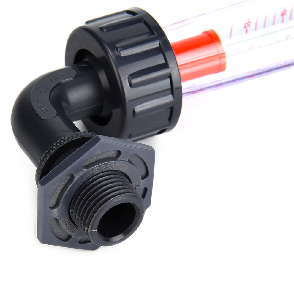 LZS-15W Water Flow Meter ABS Elbow 10-100LPH