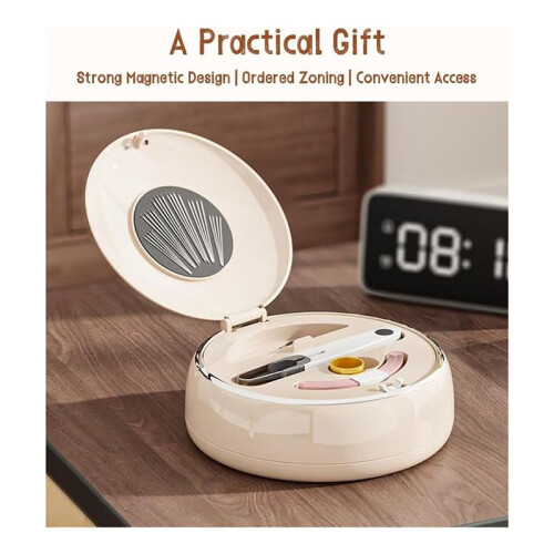 Portable Needle and Thread Storage Magnetic Home Sewing Kit for Mending Clothes, Handicraft Tools Dormitory Organizer 2