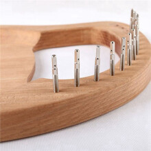20Pcs Tuning Pin Nails&20Pcs Rivets,with L-Shape Tuning Wrench,10 String Laiyaqin String for Lyre Harp String Instrument