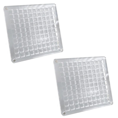 2PCS Acrylic Magnetics Seashell Display Box Diamond Gemstone Beads Storage Display Organizer Box Grids Clear Acrylic,E