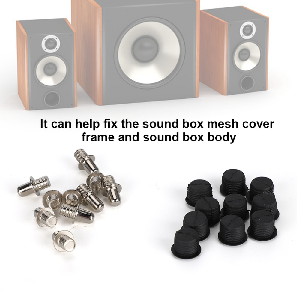 Mesh Cover Frame For Speakers With Snap Fastener Plastic And Metal Replacement 7891388426352